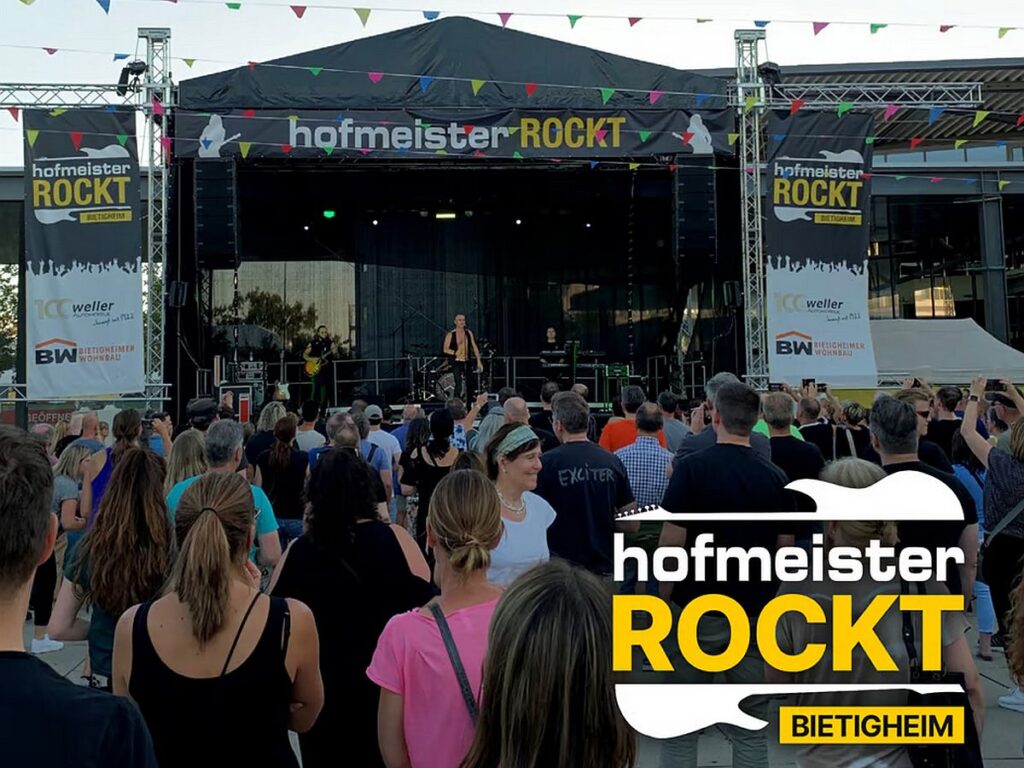 Hofmeister rockt Konzertbild