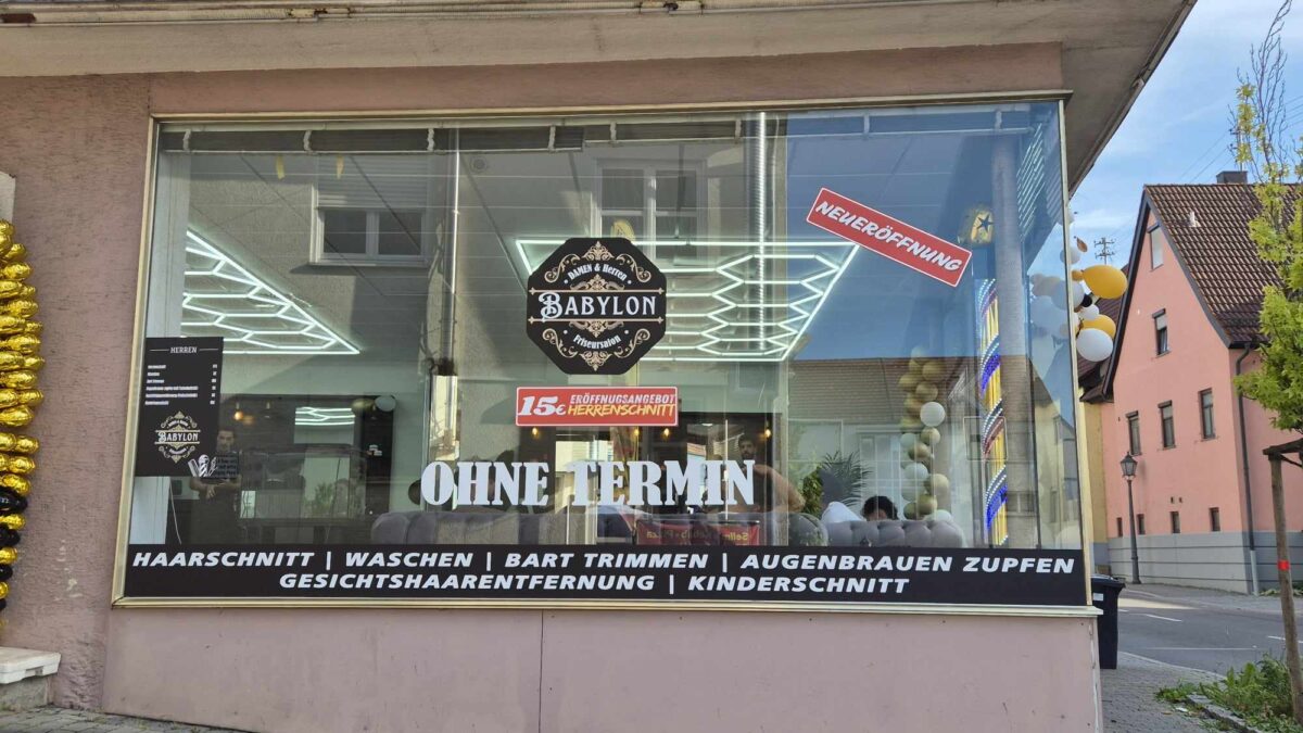 Neueröffnung in Pleidelsheim: Friseur- und Barbershop Babylon öffnet seine Türen