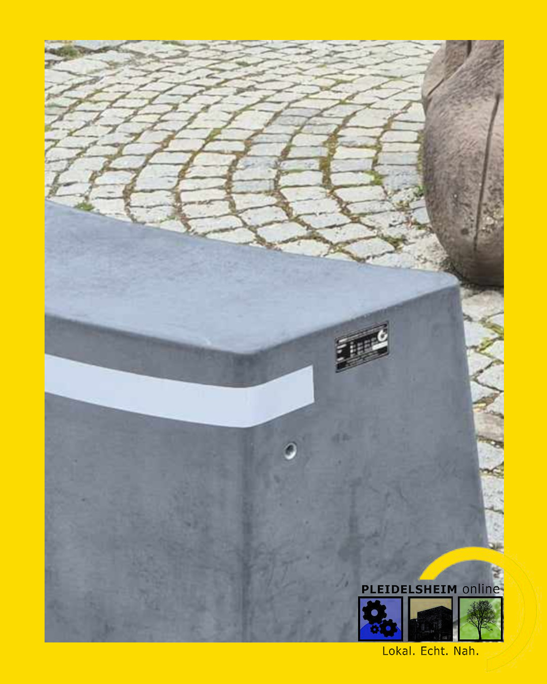 Sitzgelegenheit am Gänsebrunnen