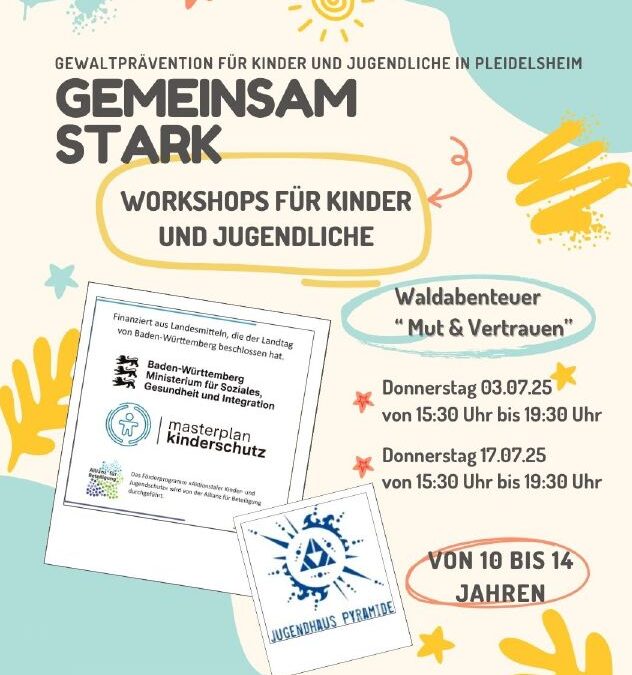 Gewaltprävention: Jugendhaus Pyramide bietet neue Workshop-Reihe für Kinder und Jugendliche