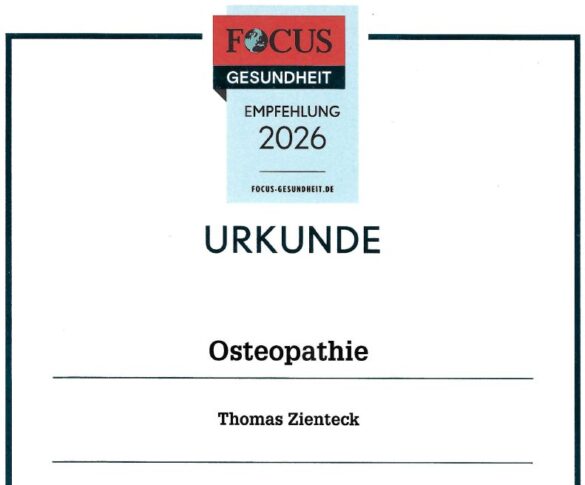 Focus Gesundheit Osteopathie Pleidelsheim