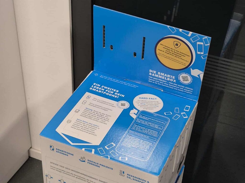 Smartphone-Sammelbox